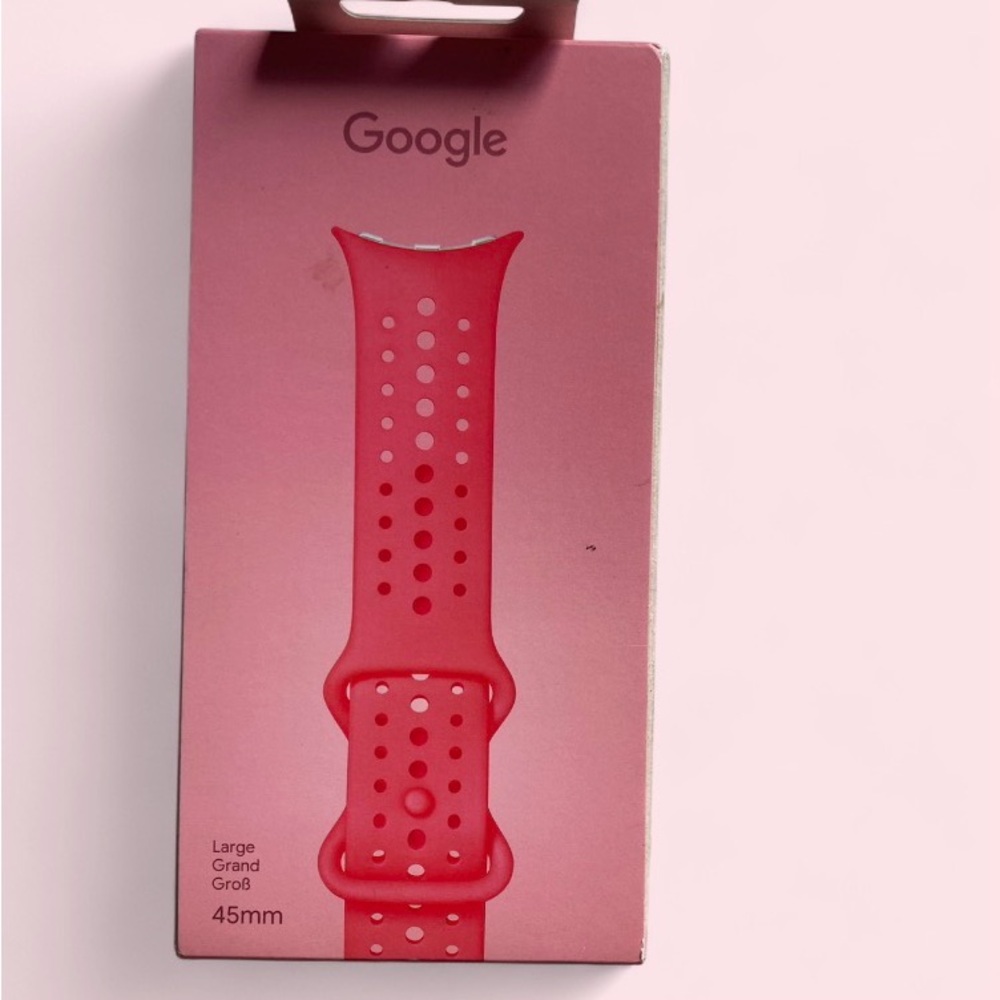 Google Pink Pixel Watch Sport Band